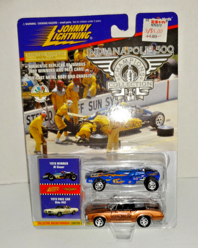 Johnny Lightning Indianapolis 500 Winner Pace car 16 diecat complete INDY 1996 - Picture 10 of 23
