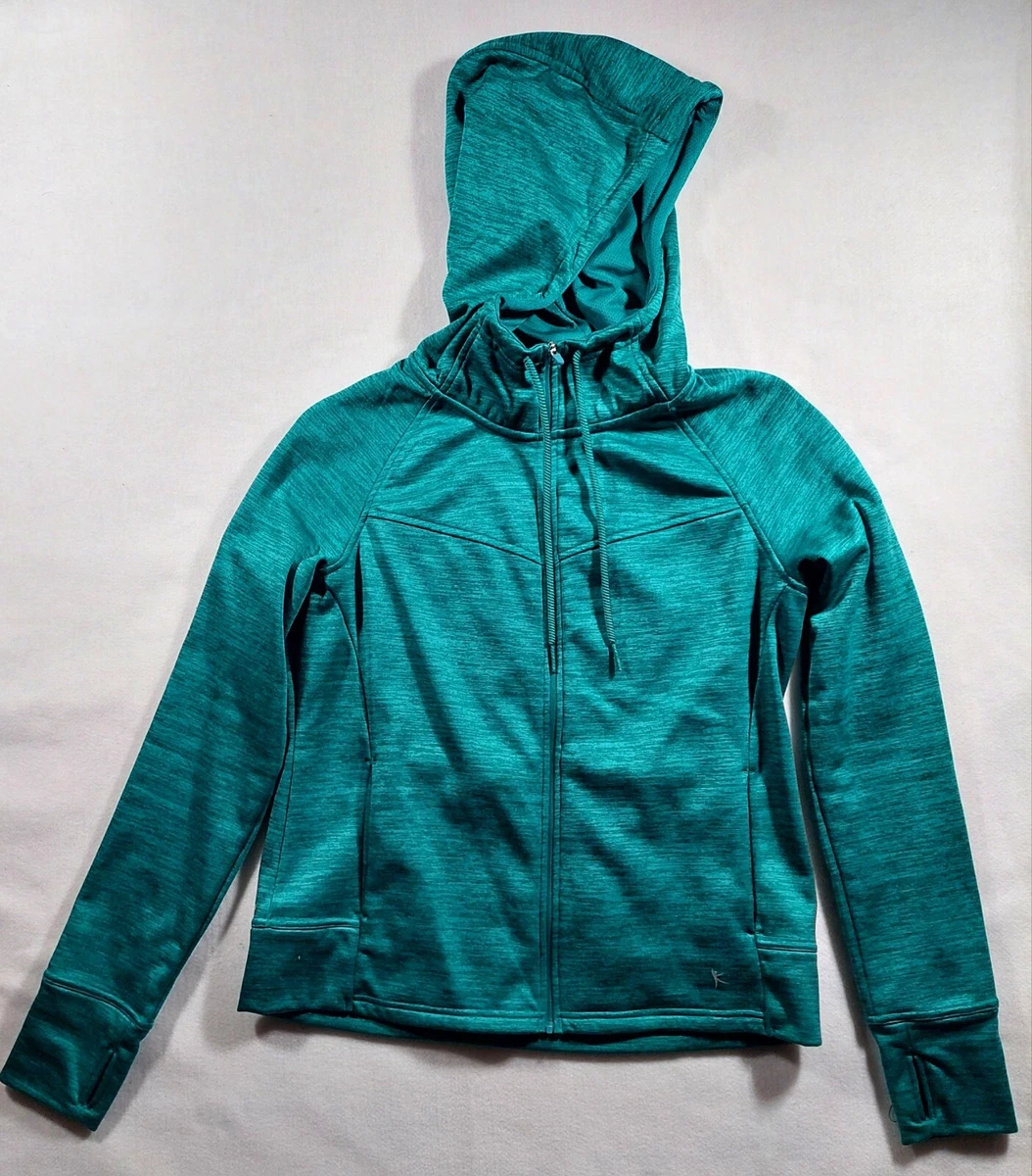 Danskin Now Women s Long Sleeve Zip Up Jacket Hoodie Sweatshirt Training Size M