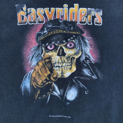 バイクウェア・装備 Easyriders T-shirts 90s 90年代 イタリア製 EASYRIDERS イージーライダース バイクT