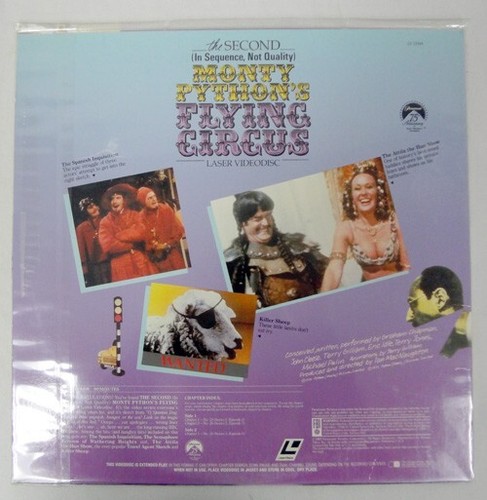 The Second Monty Python's Flying Circus Laserdisc Video Comedy Series - Picture 2 of 2