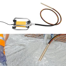 Handheld Electric Concrete Vibrator 2000W 13.12 feet Shaft Air Bubble Remover