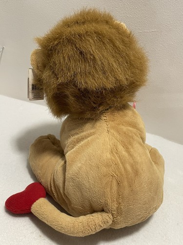 Ganz Linus Lion HM8652 Red Hearts Lion Valentine Love Soft Plush 13" - Picture 6 of 14