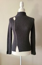 Gray Turtleneck Sweater.