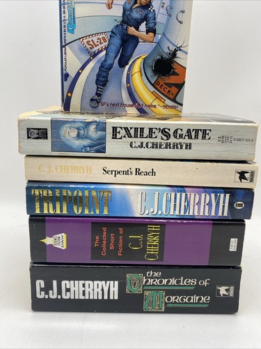 C J CHERRYH Restposten 6 Vintage Sci-Fi Taschenbücher Konvolut - Bild 2 von 3