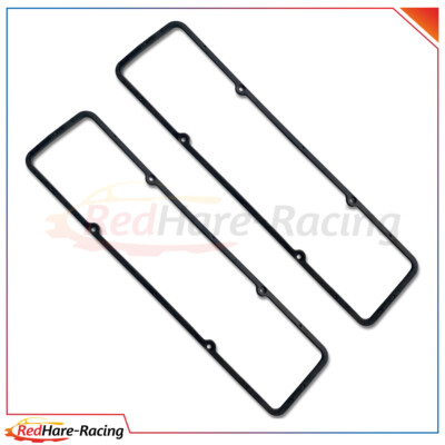 Valve Cover Gaskets SBC Steel Core Rubber For SB Chevy 283 327 350 383 400