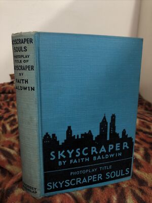 Skyscraper Souls By Faith Baldwin 1931 1st Edition photo play Novel