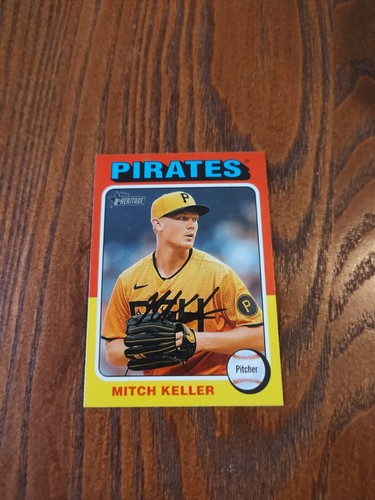 2024 Topps Heritage #27 Mitch Keller SP - Picture 2 of 7