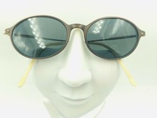 Vintage B.U.M Equipment Bronze Metal Oval Sunglasses FRAMES ONLY