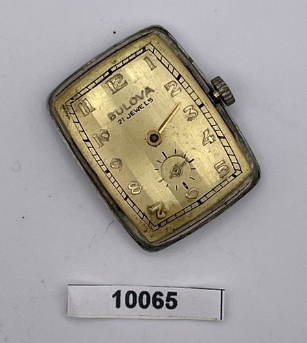 FOR PARTS OR TO FIX VINTAGE BULOVA MANUAL WIND 8AD MOVEMENT BV010065 - Picture 2 of 6