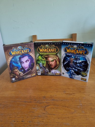 World Of Warcraft + Burning Crusade & Wrath of the Lich King EX Sets (PC DVD)