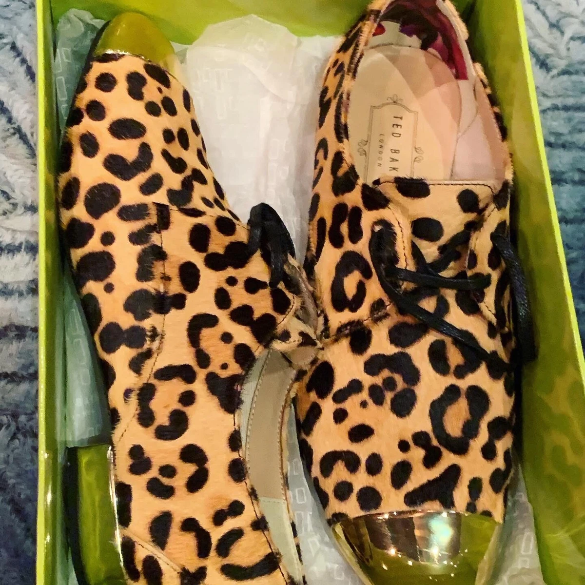 Ted baker leopard print shoes sales