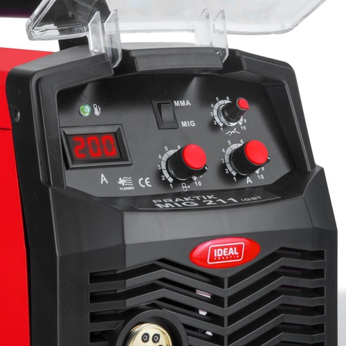 MIG MAG 200A Protective Gas & Fill Wire Welding Machine with MMA - Inverter IGBT - Cart - Picture 3 of 13