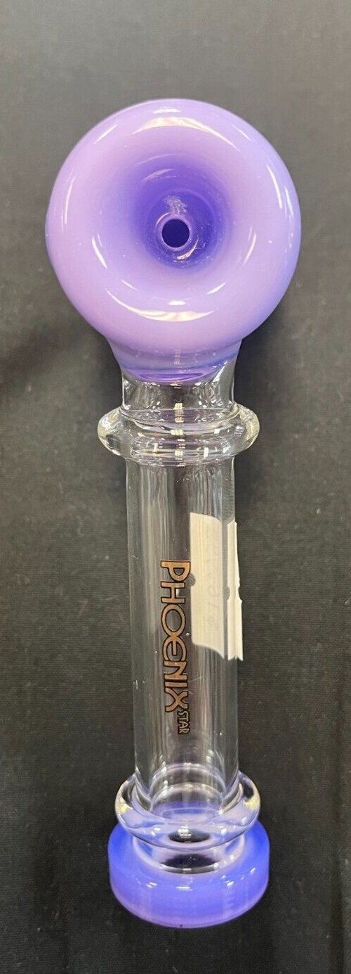 Phoenix Glass Tobacco Pipe - Hand Blown, Exquisite Design, Heavy Glass