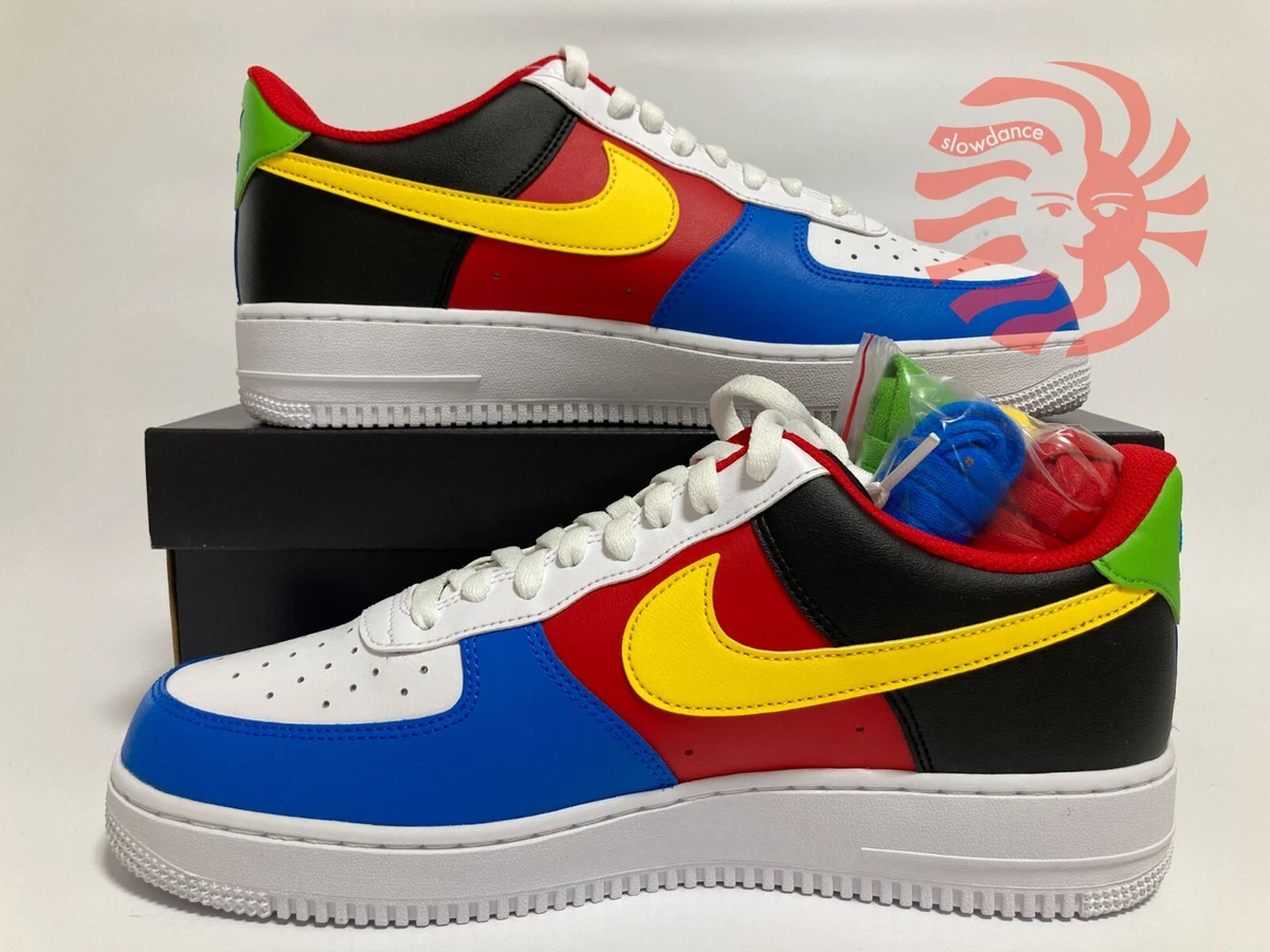 Nike Air Force 1 Low Retro - White / Royal Blue / Gum / Yellow – Kith