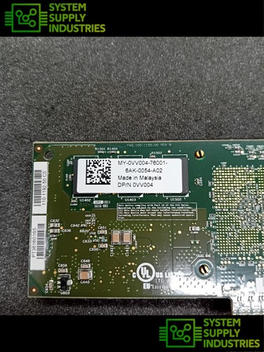 DELL CHELSIO T520-CR 10GB DUAL-PORT ETHERNET ADAPTER H/Profile P/N VV004 - Picture 2 of 2