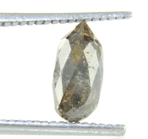 2,14 quilates CUENTAS DE DIAMANTE BRIOLETTE MARRÓN FORMA LÁGRIMA REAL NATURAL 10,05x4,85-4,80M - Imagen 5 de 11
