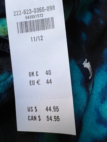NWT Abercrombie Kids Boys Super Soft Pull Over Hoodie Size 11/12 - Picture 7 of 9