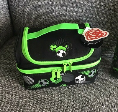 smiggle football lunch bag