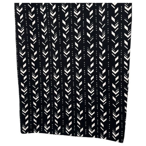Black Halo Skirt Womens XS Midi Pencil Shirt Geometric Slimming Designer Black - Picture 5 of 12