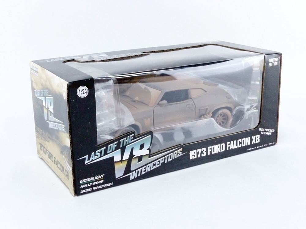 Mad Max Last Of The V8 Interceptors 1973 Ford Falcon XB Weathered 1:24 Japan F/S Mad Max Last Of The V8 Interceptors 1973 Ford Falcon XB Weathered 1:24 Japan F/S