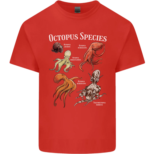 Octopus Species Scuba Diving Ocean Mens Cotton T-Shirt Tee Top - Picture 83 of 99