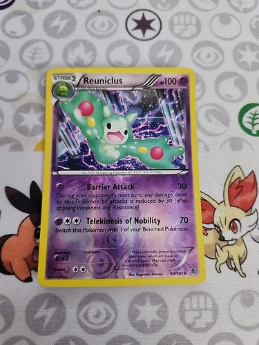 Reuniclus - 44/101 - Rare Reverse Holo LP/NM Plasma Blast Pokemon Card TCG