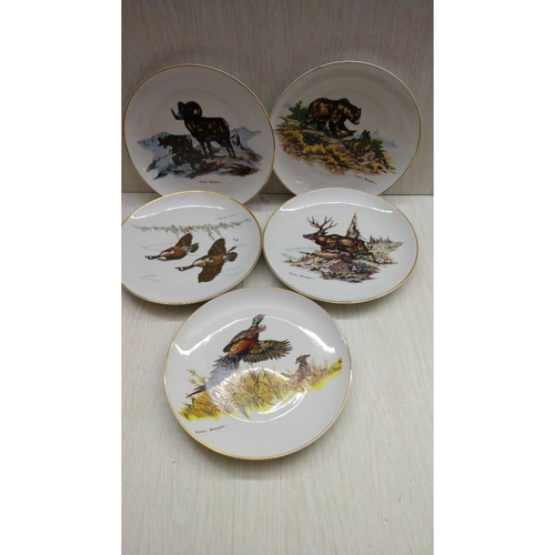 Clark Bronson Animal Plate Set Of 5 W/ Storage Bag Decorator Collection LE 9.5" - Picture 7 of 12