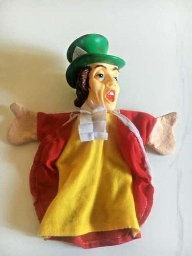 Vintage Man Mad Hatter Figures Alice in Wonderland Puppet Theater Hand puppet - Picture 4 of 9