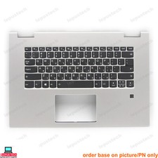 Lenovo Yoga 730-15 730-15IKB silver backlit Hebrew HB keyboard palmrest