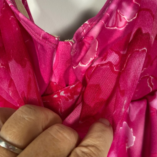 Newport News Para mujeres Nuevo Sin etiquetas Talla 10 Vintage Malla Bajo Alambre Floral Una Pieza - Imagen 3 de 8