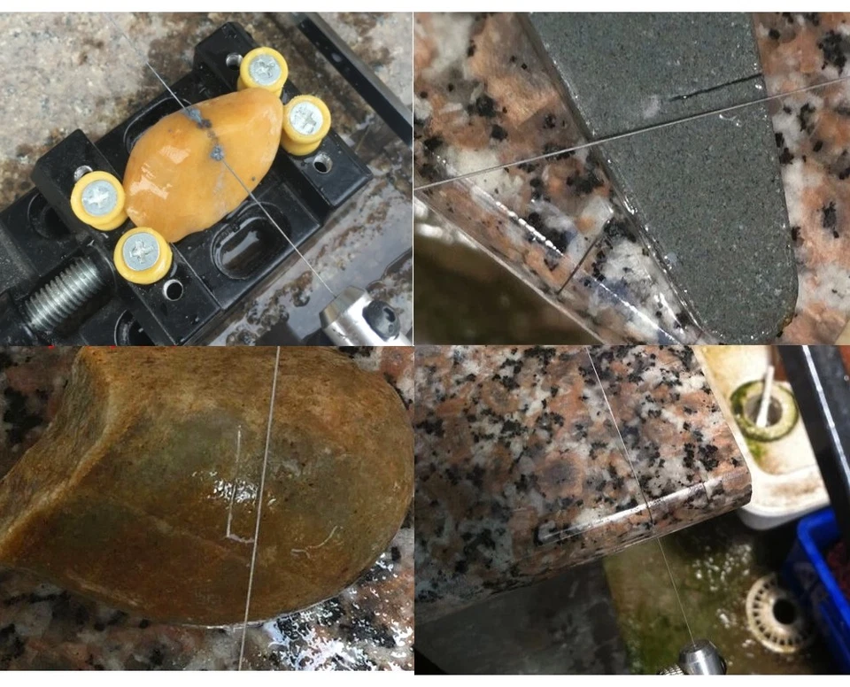 12 Yard Fine Diamond Coated Cutting Wire Saw Blade Jade Metal Stone Cutting Tool - Image 4 of 4