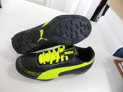 PUMA evoSPEED 5.2 TT Jr Turf Soccer Cleats Football boot Black Youth 102888 - Picture 5 of 5