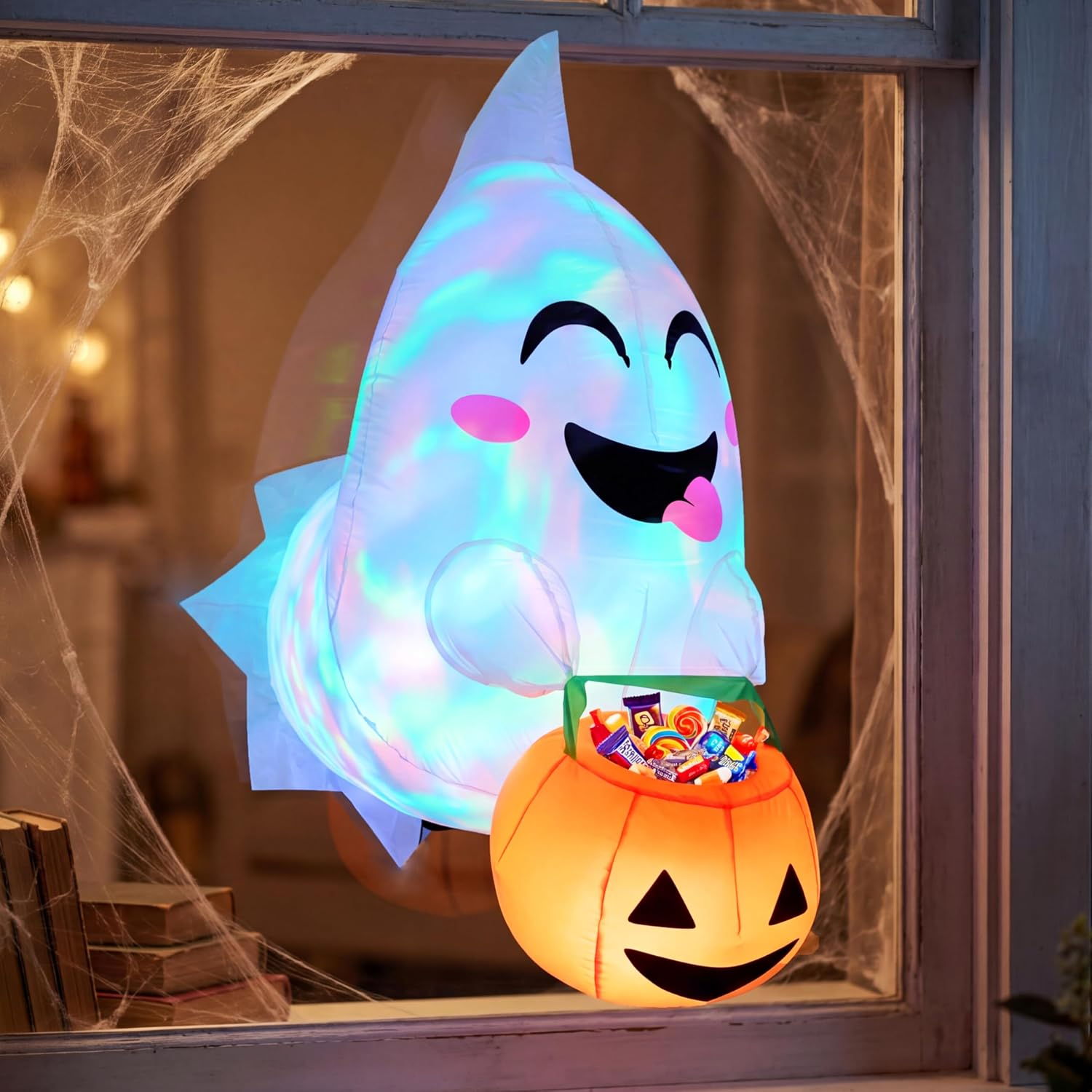 Halloween Inflatables Ebay 4.5 Ft Tall Halloween Inflatable Outdoor Decorations, Blow up Halloween ...