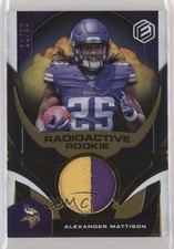 2019 Elements Radioactive Rookie Materials Gold 11/99 Alexander Mattison 9rc