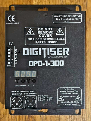 Digitaltape DPD-1-300 DMX Pixel Digitizer | Adressierbarer LED-Treiber - 5V - Gebraucht