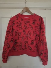 Rotes Disney Mickey Mouse Sweatshirt Pullover...