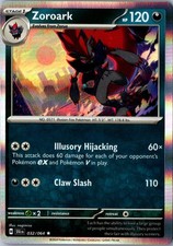 Zoroark Holo 032/064 rara favola avvolta carta Pokemon leggermente giocata TCG singola
