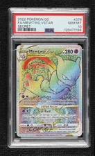 Rainbow - Mewtwo VSTAR Pokémon Sword & Shield Pokemon Go PSA 10 GEM MT
