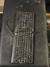 HP SK-2025 Wired USB Plug  Play Keyboard Black 672647-003 724720-001 WORKS GOOD