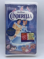 Walt Disney's Cinderella Clamshell VHS Tape - Masterpiece Collection, Sealed New