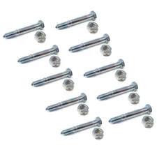 (Pack of 10) Shear Bolt & Nut for Snapper 1-3865 13865 7091550 7091550YP 91550