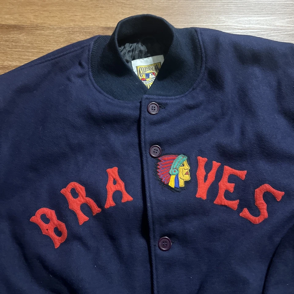 Mitchell and Ness Authentic Jacket/Coat 1935 Boston Braves  3XL - Image 2 of 4