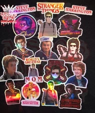 18pcs Steve Harrington Stranger Things Holographic Stickers