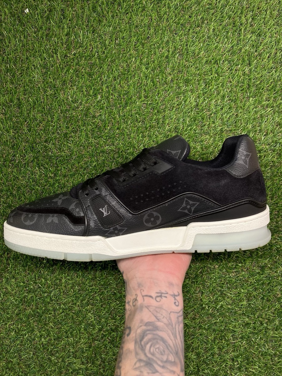 Size 8 LV (US 9-9.5) - Louis Vuitton Trainer ' Black ' | SUPER