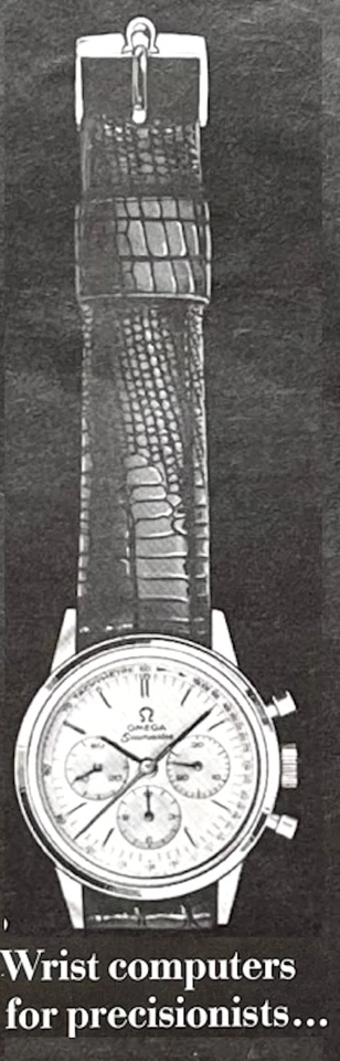 Correa de lagarto genuina Montbrillant Peaux negra marrón y hebilla de acero Omega vintage Foto 2 de 3