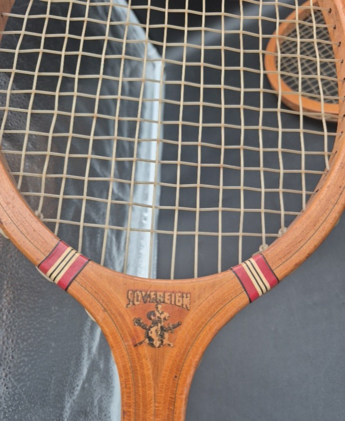 Magnan Vintage Sovereign Pair Tennis Racket 