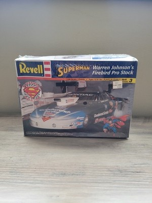 Revell Warren Johnson Firebird SUPERMAN Pro Stock 1:24 #85-7645 Sealed Model Kit