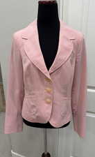Classiques Entier Nordstrom Pale Pink Spring/Summer Crop Blazer Jacket 10P