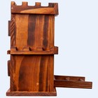 MIXUMON Castle-Style 4 Room Wooden Birdhouse with Large Center Feeder, Outdoor — photo 9