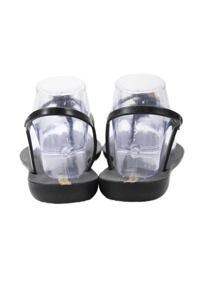 Sandalias Ipanema para mujer con tachuelas de goma al tobillo con correa en T negras talla 9 Foto 3 de 4